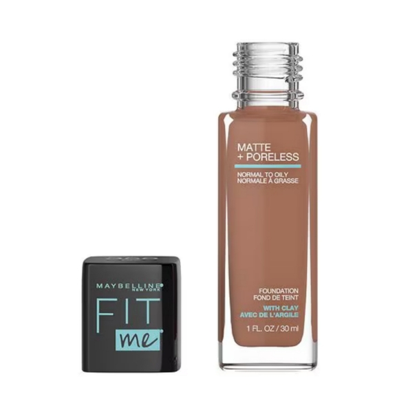 *3/15* NEW Maybelline Fit Me! Matte + Poreless Foundation Latte 358 - Picture 2 of 9